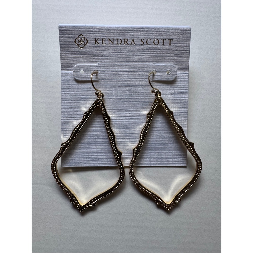 Kendra Scott Sophee Drop Earrings in Gold NWT $70 - Picture 2 of 2